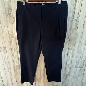 J Jill Live In Chino Pants 10P Navy Blue Cotton Academia Preppy Minimalist EUC